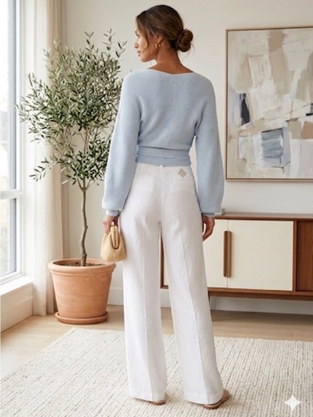 Petal and Pup Langton  Knit
Sweater Pale Blue Iff the Shoulder Size M/L - Picture 4 of 14